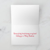 Kerstchocolade, Pet van de Labrador en de kerstman Feestdagen Kaart (Binnen)