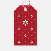 kerstchocoladekertjes prettige feestdagen cadeaulabel (Achterkant)