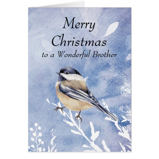 kerstcichorei Bird Winter Brother Custom (Voorkant)