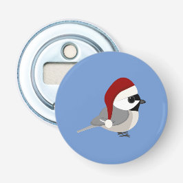 Kerstcichorei Button Flesopener