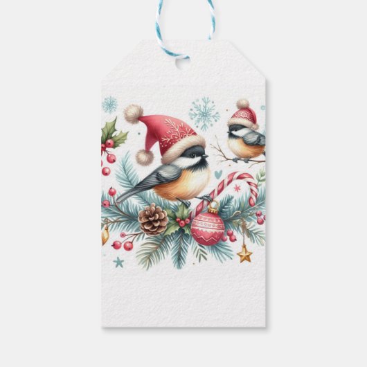 Kerstcichorei Cadeaulabel (Achterkant)