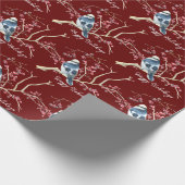 Kerstcichorei met Berries Cadeaupapier (Hoek)