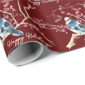 Kerstcichorei met Berries Cadeaupapier (Rol Hoek)