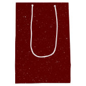 Kerstcichorei met Berries en snowflakes Medium Cadeauzakje (Achterkant)