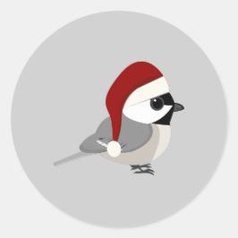 Kerstcichorei Ronde Sticker