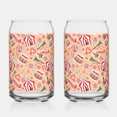 kerstcircus blikvorm glas (Achterkant)