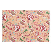 kerstcircus kussensloop (Achterkant)