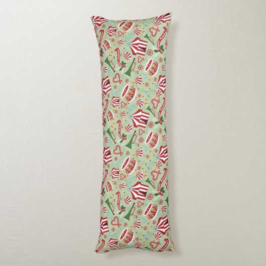 kerstcircus lichaamskussen (Achterkant (Verticaal))