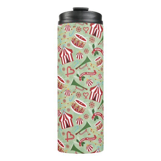 kerstcircus thermosbeker (Voorkant)