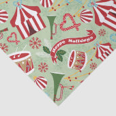 kerstcircus tissuepapier (Detail)