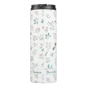 Kerstcircusfoto van Merry Days Thermosbeker (Achterkant)