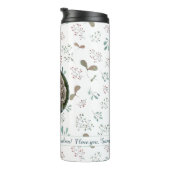 Kerstcircusfoto van Merry Days Thermosbeker (Geroteerd rechts)