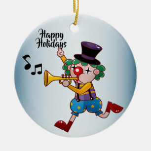 Kerstcircusmuziek Keramisch Ornament