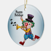 Kerstcircusmuziek Keramisch Ornament (Links)