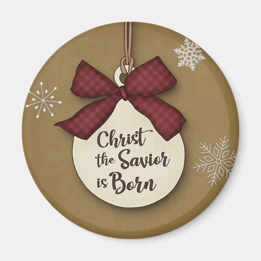 Kerstcirkel Magnet (Voorkant)