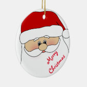 kerstcirkel Ornament/kerstman Keramisch Ornament (Rechts)