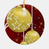 kerstcirkelversiering keramisch ornament (Achterkant)