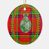 kerstcirkelversiering keramisch ornament (Links)