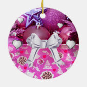 kerstcirkelversiering keramisch ornament (Achterkant)