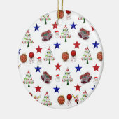 kerstcirkelversiering keramisch ornament (Links)