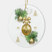 kerstcirkelversiering keramisch ornament (Links)