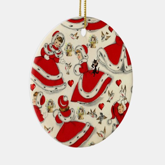 kerstcirkelversiering keramisch ornament (Rechts)