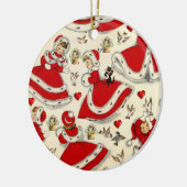 kerstcirkelversiering keramisch ornament (Links)