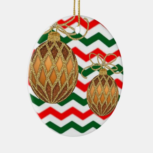 kerstcirkelversiering keramisch ornament (Rechts)