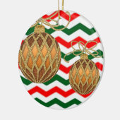 kerstcirkelversiering keramisch ornament (Links)