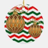 kerstcirkelversiering keramisch ornament (Achterkant)