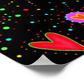 Kerstcitaat Dans Frosty Liefde Jezus Poster (Hoek)