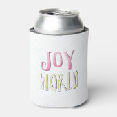 kerstcitaat, feestelijke typografie blikjeskoeler (Blikje Voorkant)