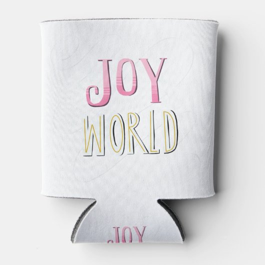 kerstcitaat, feestelijke typografie blikjeskoeler (Voorkant)