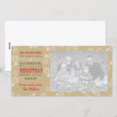 Kerstcitaat Fotokaart Feestdagenkaart (Voorkant / Achterkant)