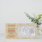 Kerstcitaat Fotokaart Feestdagenkaart (Staand voorkant)