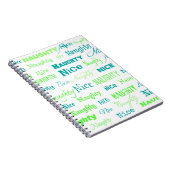 kerstcitaat Fun Naughty of Nice Notitieboek (Rechterzijde)