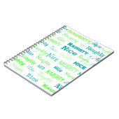 kerstcitaat Fun Naughty of Nice Notitieboek (Linkerzijde)