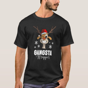 kerstcitaat Gangsta Wrapper Deer T-shirt