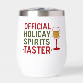 Kerstcitaat grappige feest geesten proever (Voorkant)