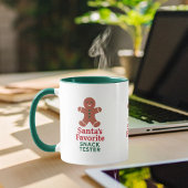 Kerstcitaat grappige snack tester peperkoek mok