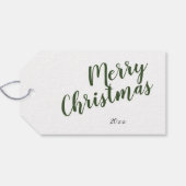 Kerstcitaat/Typografie/Gepersonaliseerd Cadeaulabel (Achterkant Horizontaal)