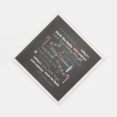 Kerstcitaten en Gezegden typografie Servetten (Hoek)