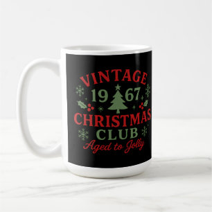 Kerstclub uit 1967 Vintage ouderwets tot jolig ret Koffiemok