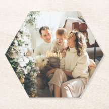 Kerstcoaster met familiefoto – op maat gemaakt dec