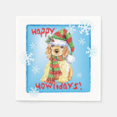 Kerstcockper Spaniel Servet (Voorkant)