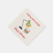 Kerstcocktail Beverage Napkins Servet (Hoek)