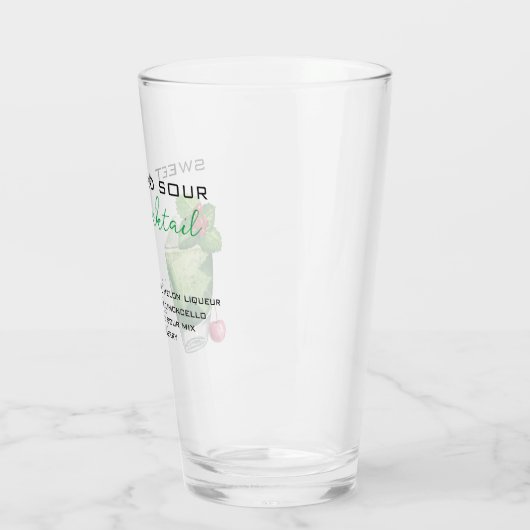 Kerstcocktail Recipe Green Drink Glas (Links)