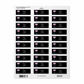 ***KERSTCOCKTAIL* RETOURADRES LABEL (Full Sheet)