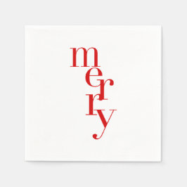 Kerstcocktail servetten | vrolijk