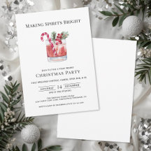 Kerstcocktailparty met een vrolijke sfeer